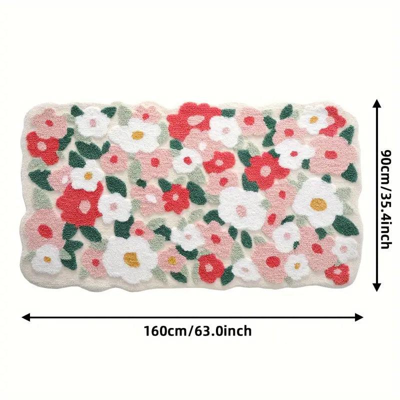 Modernes Luxus Komfort Blumen Teppich