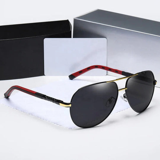 Polariserende Aviator Zonnebril – RVS Frame UV400 Bescherming