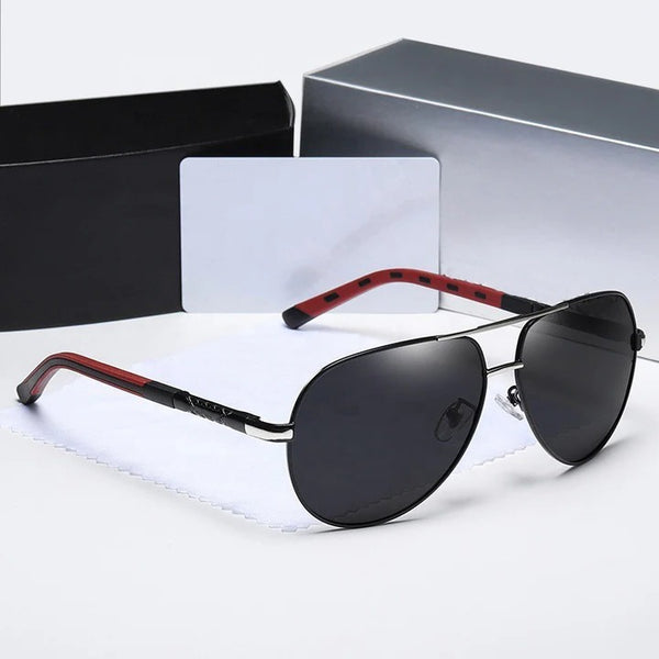 Polariserende Aviator Zonnebril – RVS Frame UV400 Bescherming