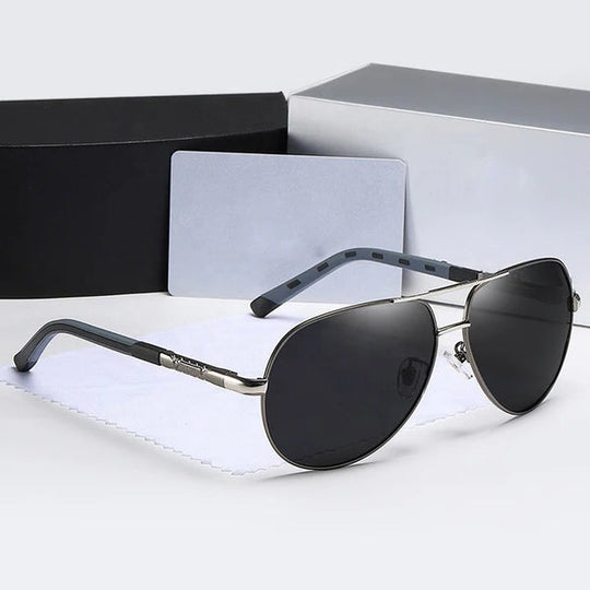 Polariserende Aviator Zonnebril – RVS Frame UV400 Bescherming