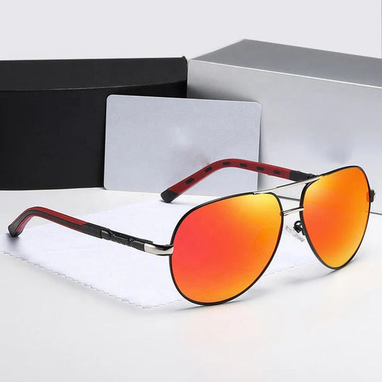 Polariserende Aviator Zonnebril – RVS Frame UV400 Bescherming