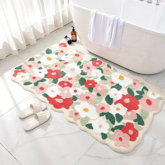 Modernes Luxus Komfort Blumen Teppich