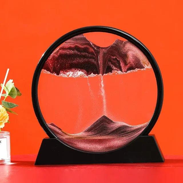 Kreative flüssige Sanduhr