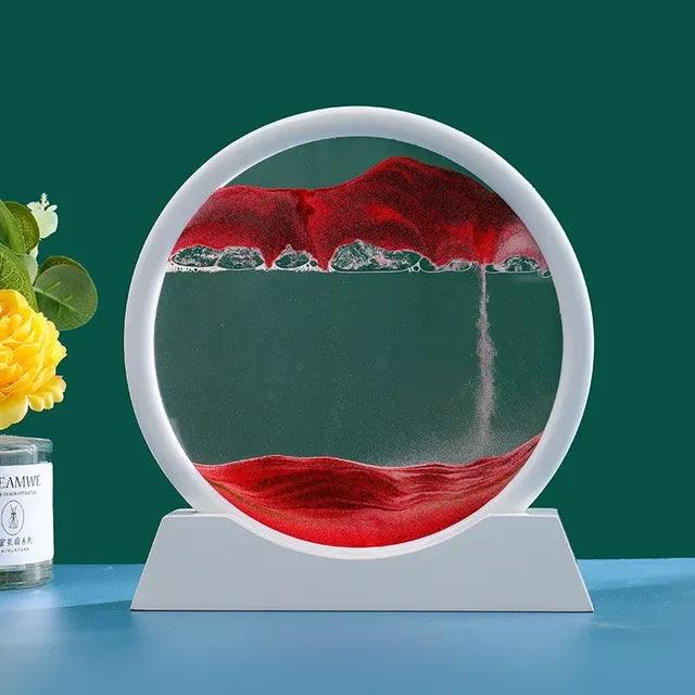 Kreative flüssige Sanduhr