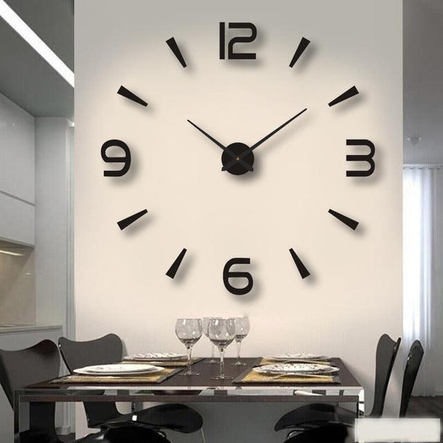 Moderne 3D-Uhr
