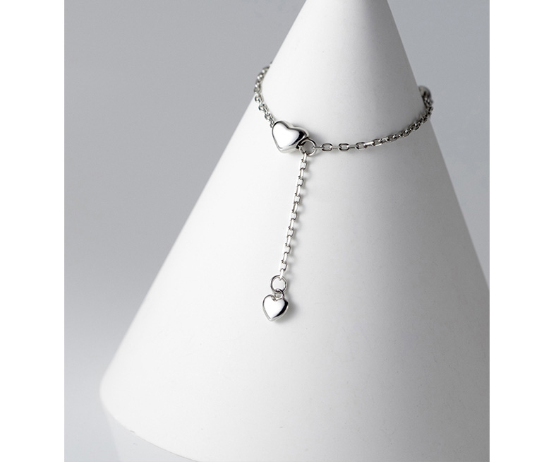 Verstelbare Hart Ring met Kwastje – Romantisch & Speels