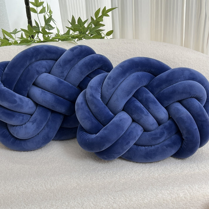 Set de 2 cojines decorativos de felpa