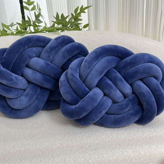 Set de 2 cojines decorativos de felpa