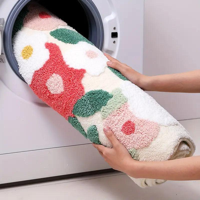 Modernes Luxus Komfort Blumen Teppich