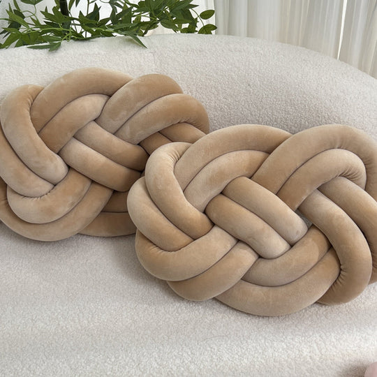 Set de 2 cojines decorativos de felpa