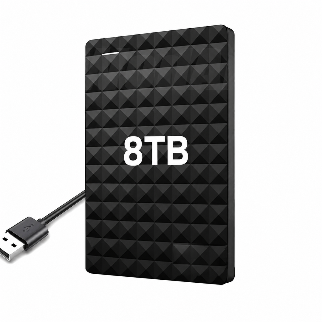 Externe Festplatte 8TB - USB 3.0 - Kompakt und langlebig
