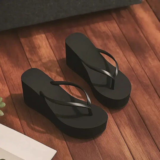 Sandali con Zeppa Donna Estate – Infradito Piattaforma Leggeri