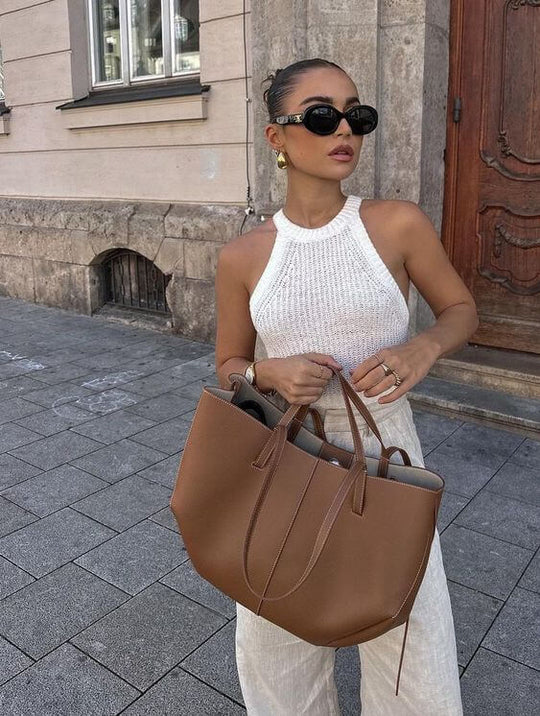 Bolso vintage para mujer | Bolso de hombro espacioso