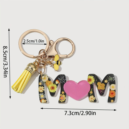 Sleutelhanger Moederdag– Kleurrijk Moeder Cadeau