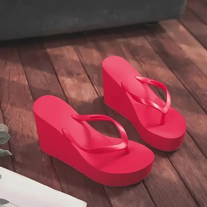 Sandali con Zeppa Donna Estate – Infradito Piattaforma Leggeri