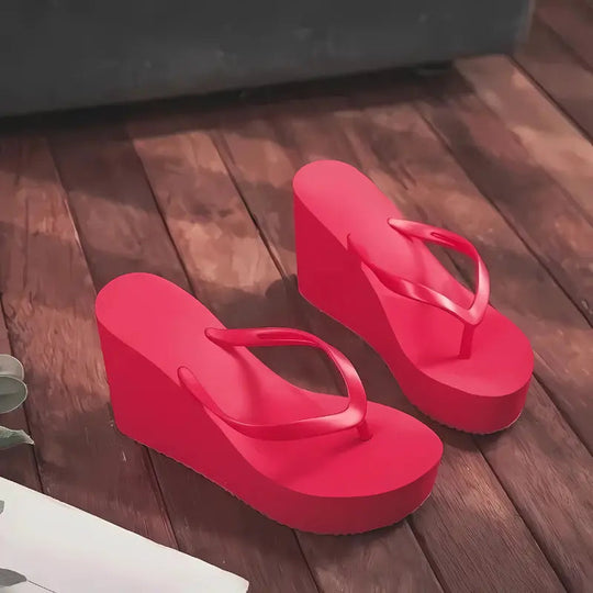 Sandali con Zeppa Donna Estate – Infradito Piattaforma Leggeri