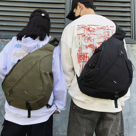 Minimalist Nylon Sling Bag for Men | Single Strap Chest Bag