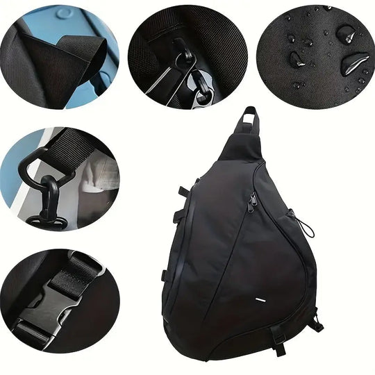 Minimalist Nylon Sling Bag for Men | Single Strap Chest Bag