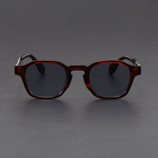 Retro Square Sunglasses – Polycarbonate UV Anti-Glare