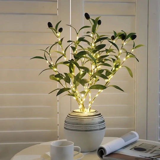 Decorazione LED ramo di ulivo - Flessibile e suggestiva