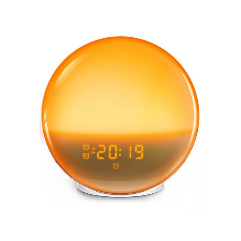 Sunrise Alarm Clock | Wake-Up Light with Nature Sounds & Digital Display