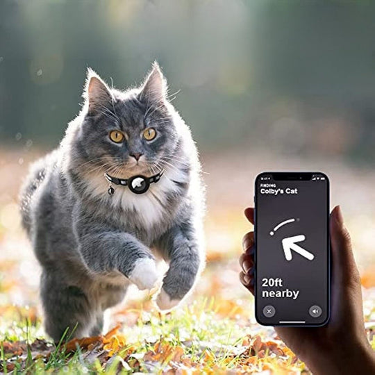 Cat GPS Tracker Collar | Reflective Safety Quick-Release Pet Neckband