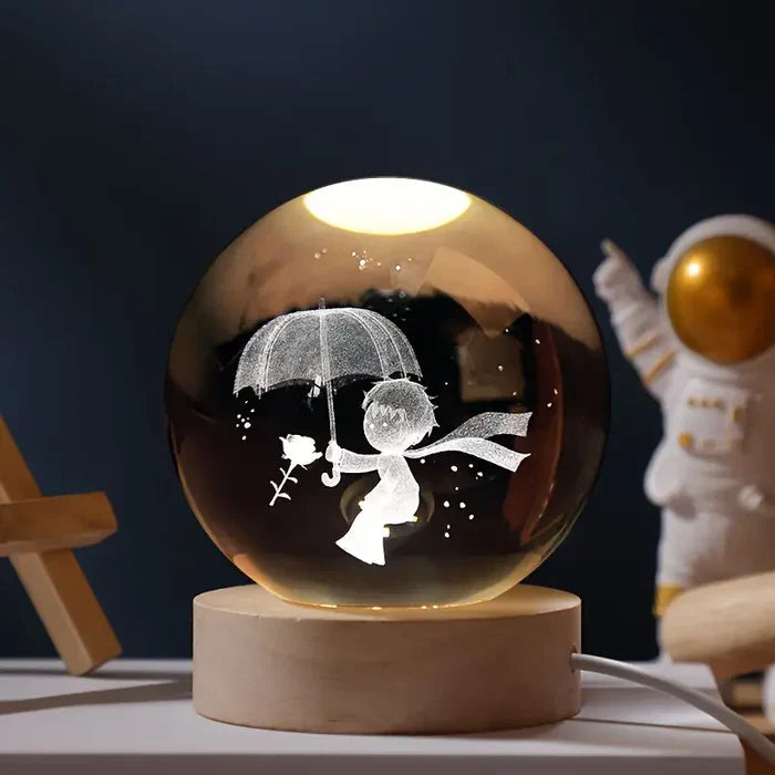 Glowing LED Ball | Rechargeable Lamp for Ambient Lighting