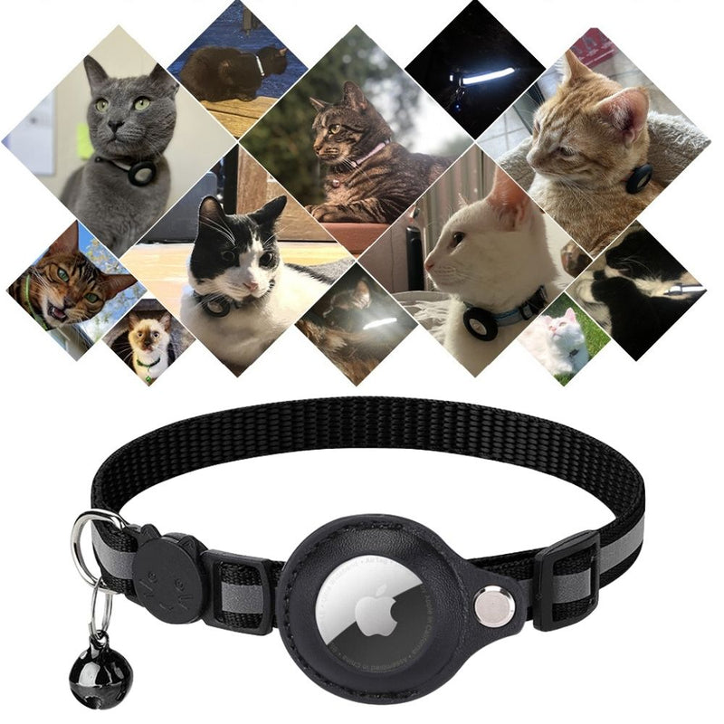 Cat GPS Tracker Collar | Reflective Safety Quick-Release Pet Neckband