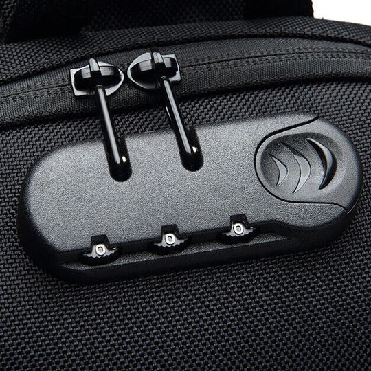 Borsa a tracolla antitaccheggio | Zaino a tracolla di sicurezza con porta USB per la ricarica