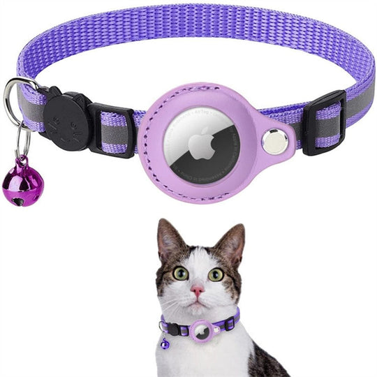 Cat GPS Tracker Collar | Reflective Safety Quick-Release Pet Neckband