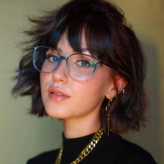 Large Frame Reading Glasses for Women | Metal Detail Fashion Glasses