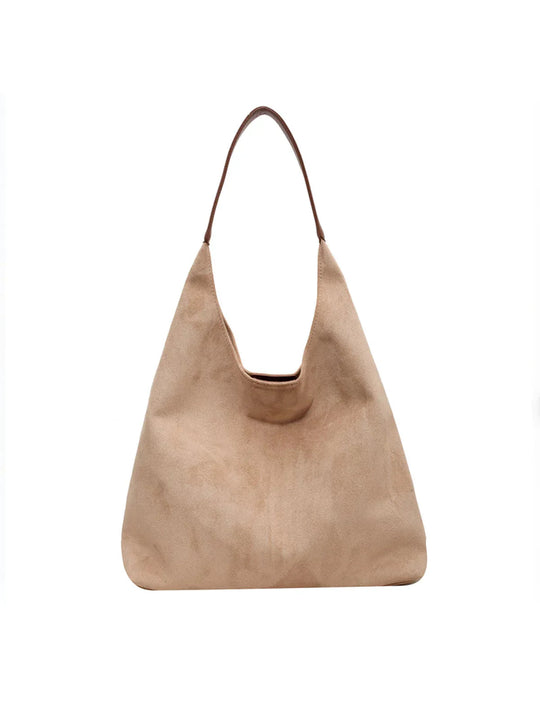 Bolso Shopper de Ante Vegano para Mujer – Tote Espacioso