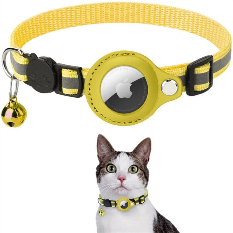 Cat GPS Tracker Collar | Reflective Safety Quick-Release Pet Neckband