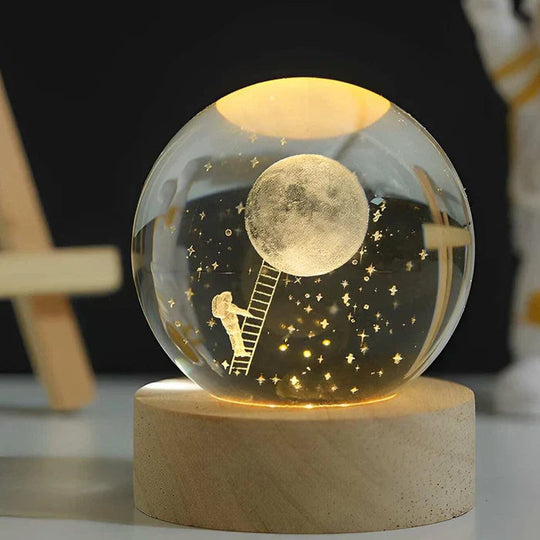 Glowing LED Ball | Rechargeable Lamp for Ambient Lighting