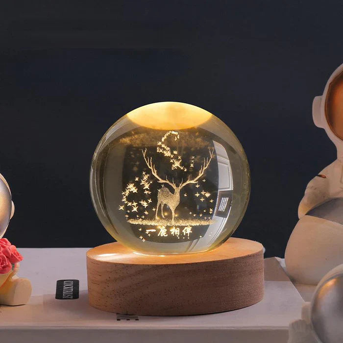 Glowing LED Ball | Rechargeable Lamp for Ambient Lighting