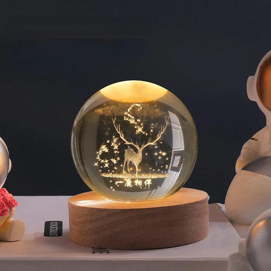 Glowing LED Ball | Rechargeable Lamp for Ambient Lighting