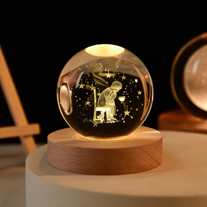 Glowing LED Ball | Rechargeable Lamp for Ambient Lighting