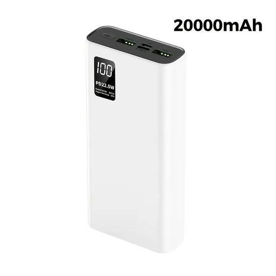 Powerbank Portátil de 22.5W | Batería Externa USB C de Carga Rápida para Teléfono y Tablet