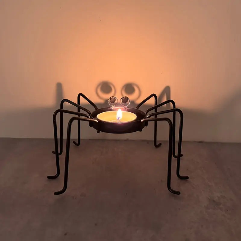 Ensemble de 2 Chandeliers Métalliques Tournants | Décoration de Table Halloween & Fêtes