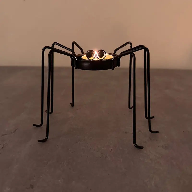 Ensemble de 2 Chandeliers Métalliques Tournants | Décoration de Table Halloween & Fêtes