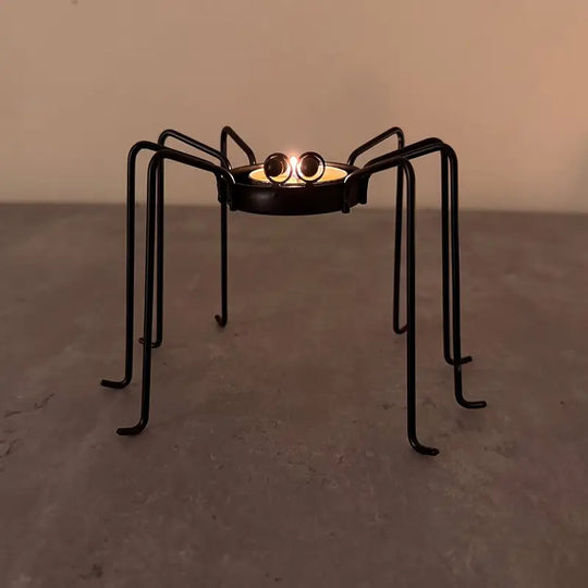 Ensemble de 2 Chandeliers Métalliques Tournants | Décoration de Table Halloween & Fêtes