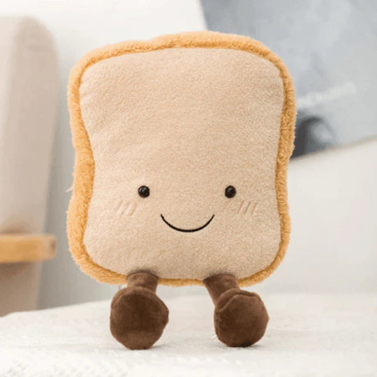 Jouet en peluche pain drôle | Poupée baguette rembourrée amusante