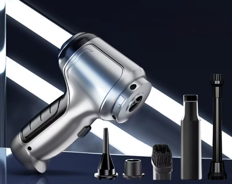 Aspiradora de Coche Inalámbrica | Potente Eliminador de Polvo de Mano para Coche