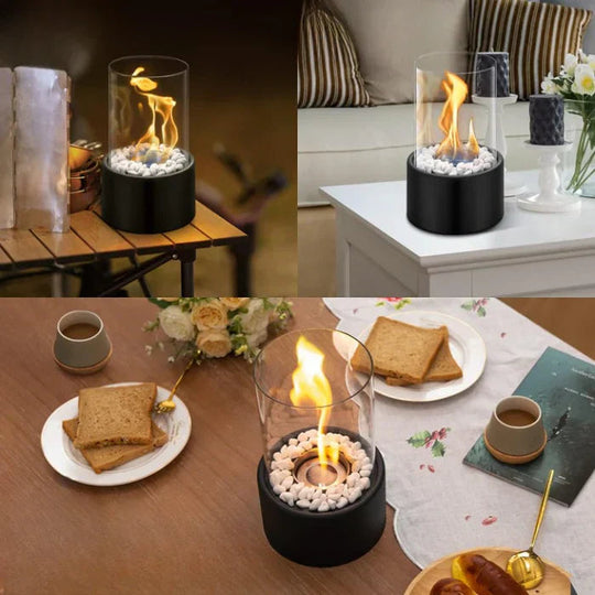 Draagbare Tafelhaard | Mini Bio-Ethanol Haard voor Herfst Decoratie