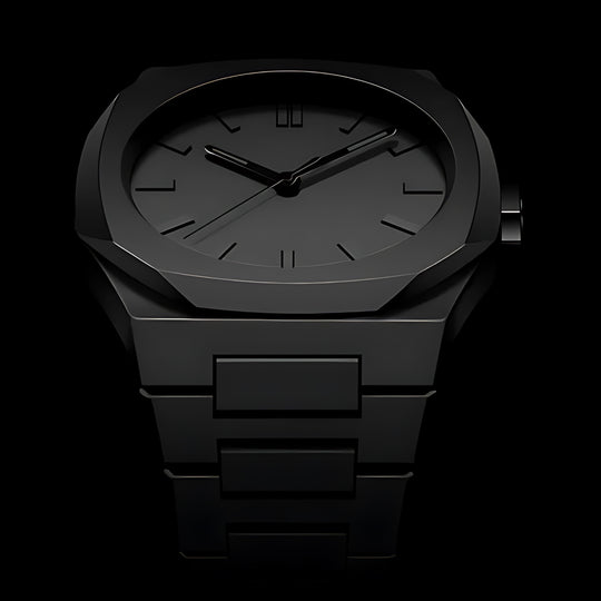 Black Analog Watch | Stainless Steel