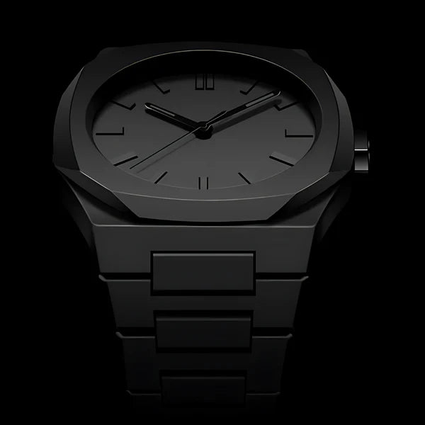 Black Analog Watch | Stainless Steel