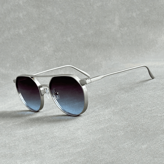Gafas de sol retro redondas — Metal ligero con UV400