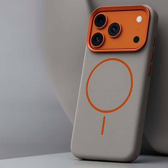 Funda de Cuero para iPhone 17 – Compatible con MagSafe y Resistente a Caídas