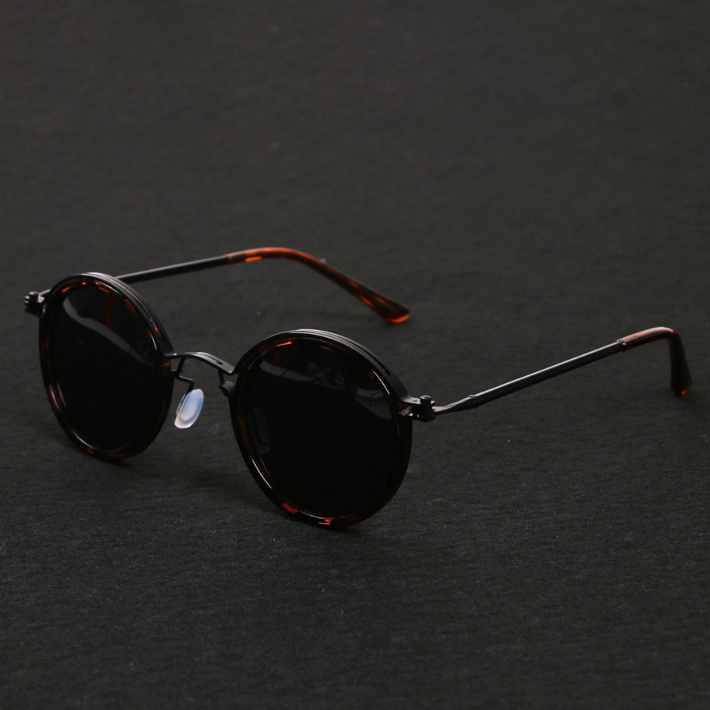 Metall Sonnenbrille Unisex – Polarisierter runder Rahmen