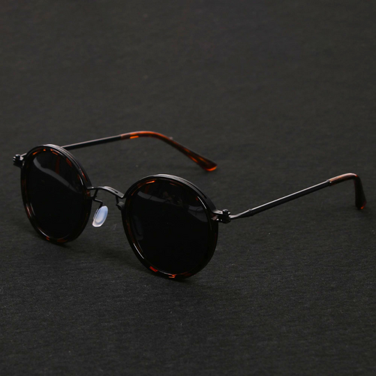 Metall Sonnenbrille Unisex – Polarisierter runder Rahmen